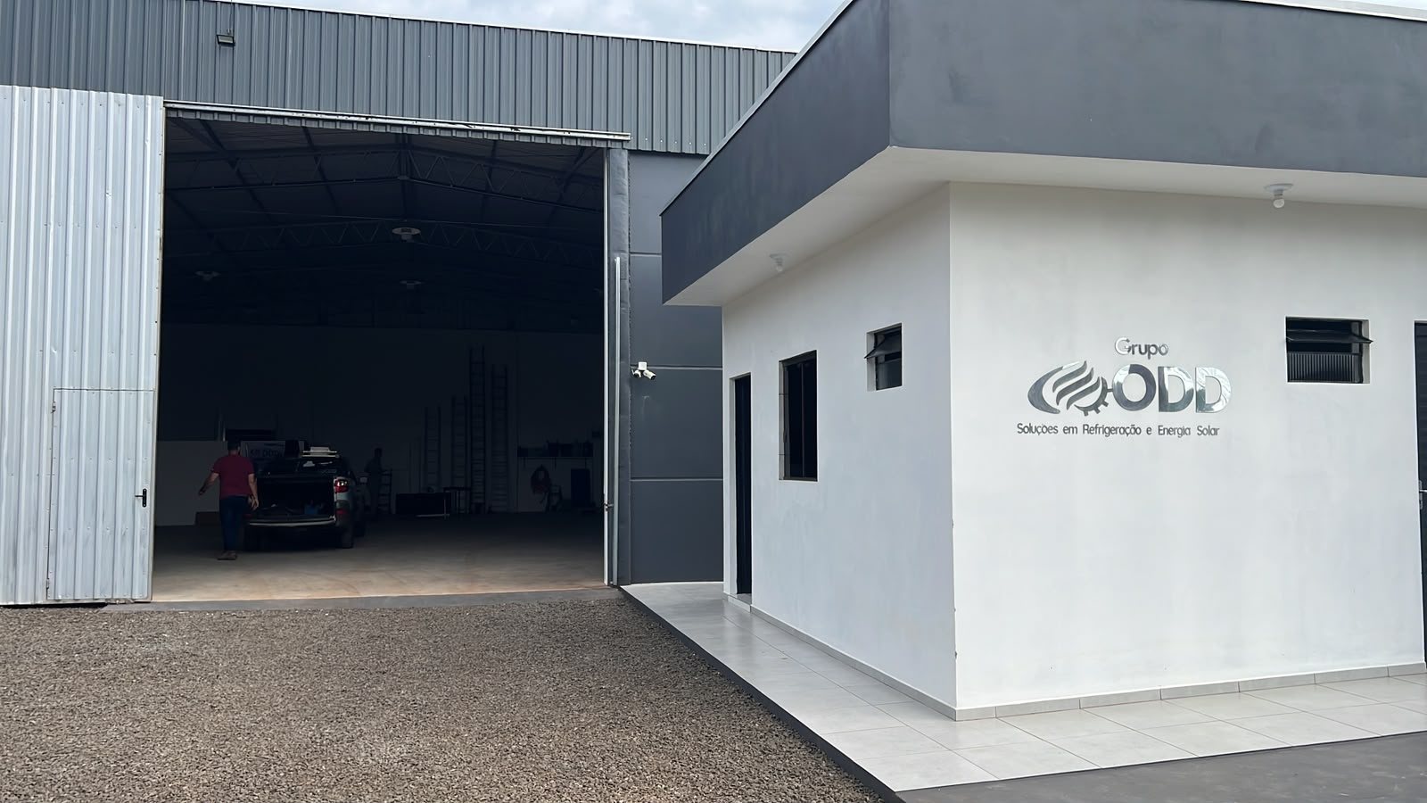 Sede e galpão do Grupo ODD em Santa Rosa